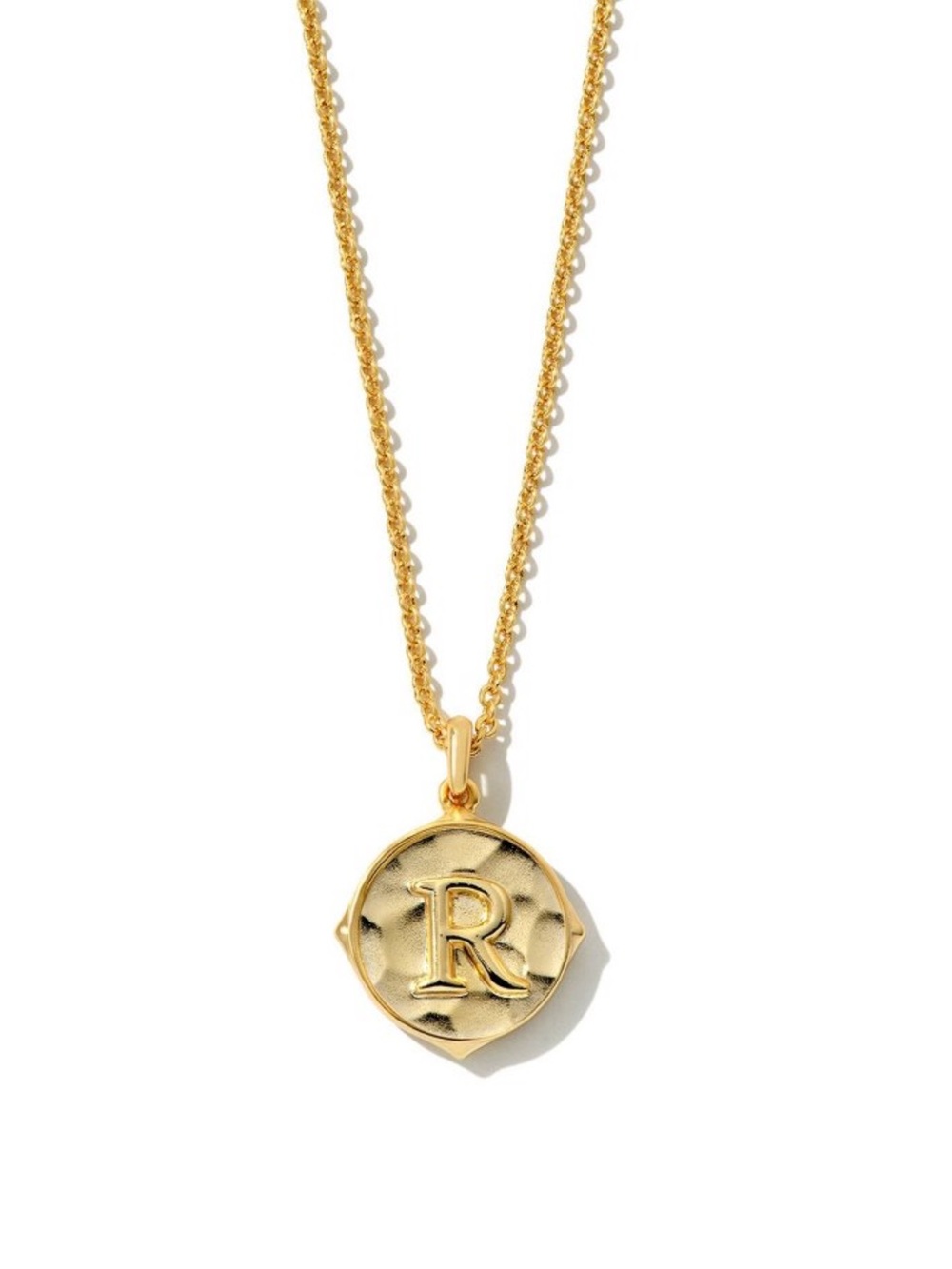 Kendra Scott Initial "R" Pendant Necklace - Gold